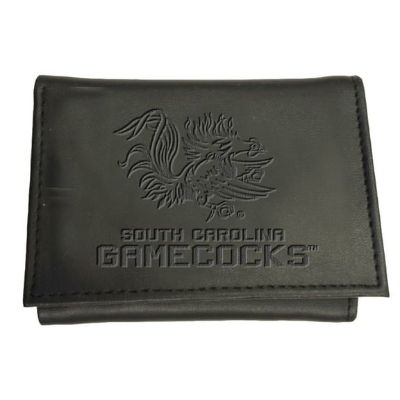 Black South Carolina Gamecocks Hybrid Tri-Fold Wallet