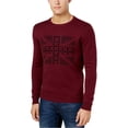 thumbnail image 1 of Ben Sherman Mens Union Jack Knit Sweater, Red, Large, 1 of 1