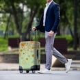 thumbnail image 3 of HELLHERO Daisy Design Luggage Protective Case for Family, Polyester Spandex Soft Anti-scratch Suitcase Cover All Size, 3 of 7