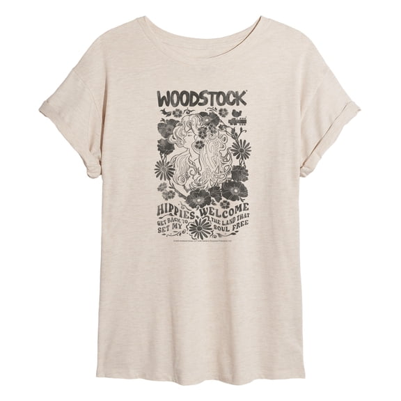Woodstock - Nouveau - Women's Oversized Graphic T-Shirt