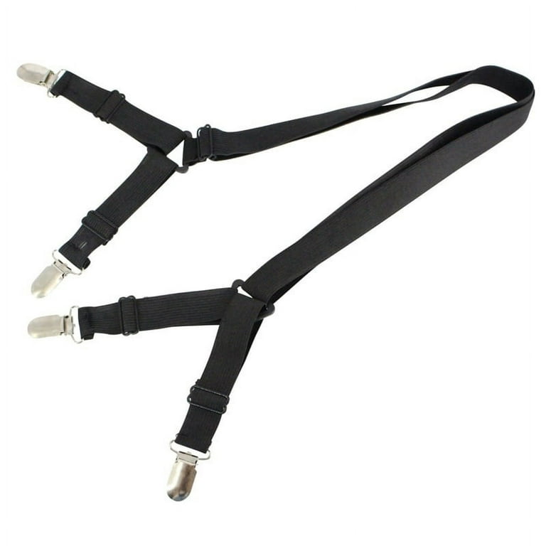 2PCS Bed Sheet Suspenders Straps Adjustable Crisscross Holder