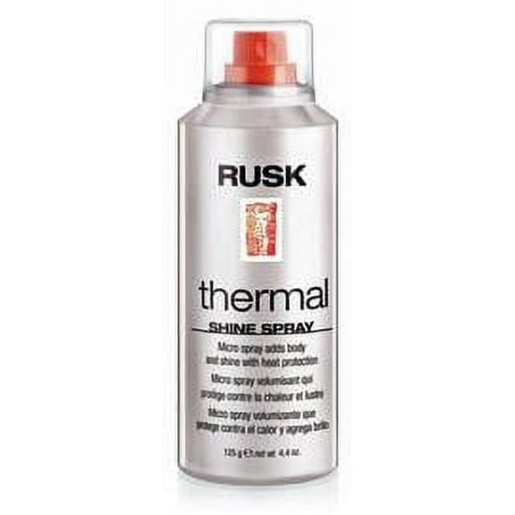 Thermal Shine Spray by Rusk for Unisex - 4.4 oz Hair Spray