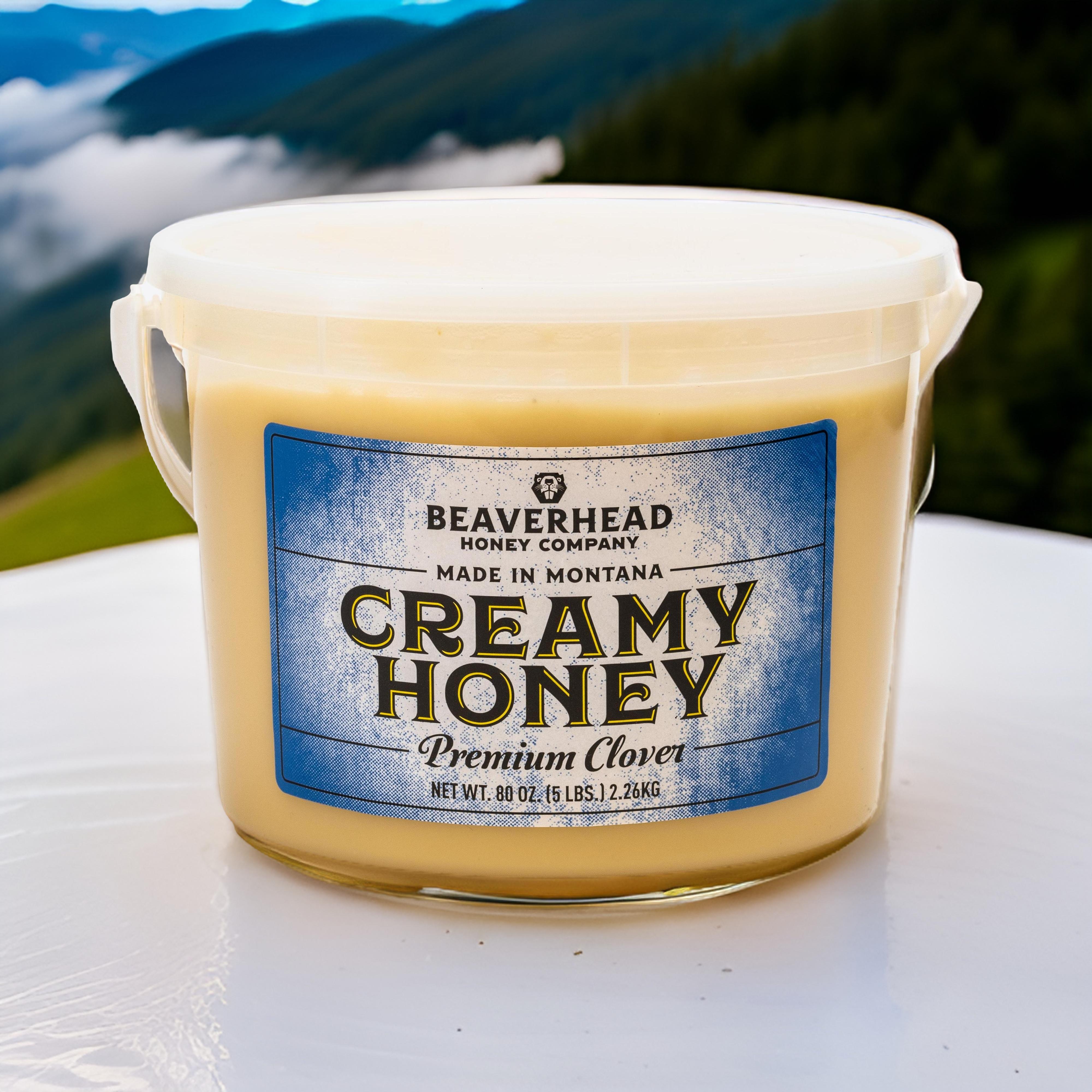 Beaverhead Creamy Clover Honey Bucket 5 lb.