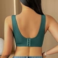 thumbnail image 4 of Virmaxy Soutien-Gorge Sans Fil pour Femmes Aguichant Mince en Dentelle Soutien-Gorge Rassemblant Sans Armature Confortable Fixe Ajustable Collection de Poitrine Coton Vert TG, 4 of 9