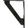 thumbnail image 4 of Ekena Millwork 1 1/2"W x 10"D x 12"H Traditional Wrought Iron Bracket, (Single center brace), Antiqued Silver, 4 of 8