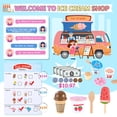 thumbnail image 3 of Juguetes de helados de madera Peccvon Mini para niños con cuchara y menú, 3 of 7