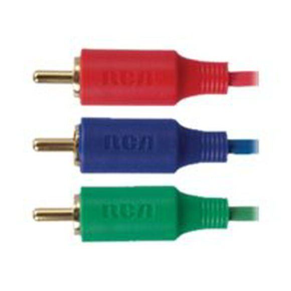 RCA VHC61R - Video cable - component video - RCA x 3 male to RCA x 3 male - 6 ft - shielded