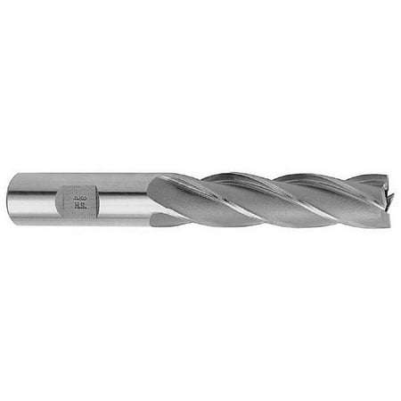 UPC: 0887861158152 | 1-1/4 X 1-1/4 HSS 4 Flute Single End Long End Mill Qualtech DWCF762