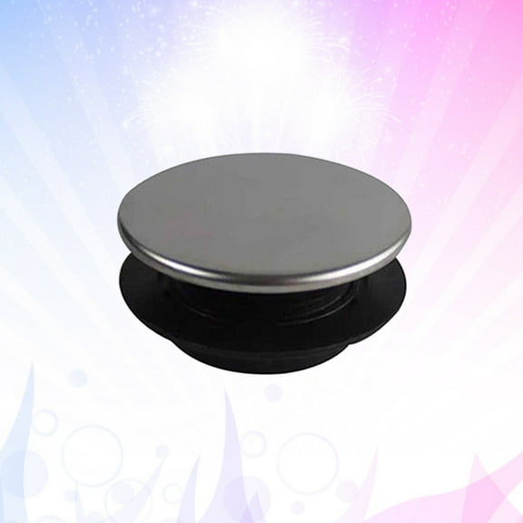 Beaupretty Countertop Hole Plug Silver Stainless Steel 2Pcs