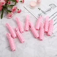 thumbnail image 2 of ELAYARD 10Pcs Roller Jaw Clamps for Hair Volume Pink ABS Bang Hair Curling Clips Easy to Use, 2 of 7