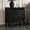 Black, variant on 28" Wood Nightstand with Charging Station, Farmhouse Bedside Table with 3 Drawers, USB & Type-C Ports, Solid Wood Legs Storage End Table for Bedroom Living Room Office, Natural