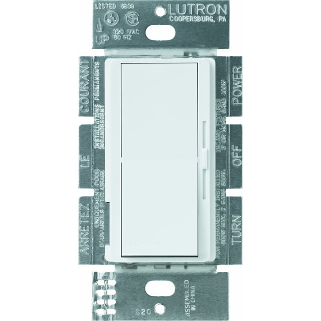 Interruptor Electrónico Lutron DVELV-300P-WH Dimmer Blanco de 300W