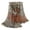 Deep coffee, variant on Stylish Leopard Patterned Scarf Colorblocking Design Silk Scarf for Spring Wear