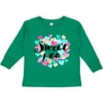 thumbnail image 3 of Inktastic Sweet Pea Hearts Boys or Girls Long Sleeve Toddler T-Shirt, 3 of 5