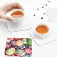thumbnail image 7 of Pofeuu Easter Eggs Print Leather Coasters Set of 6, Round Cups Mugs Mat Pad for Home Kitchen Heat Resistant Drink Coasters,Square, 7 of 7