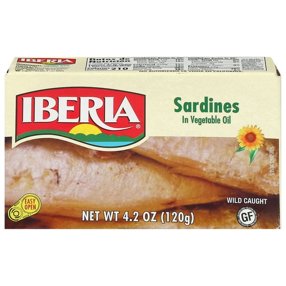 Iberia Sardines in Vegetable Oil 4.2 oz