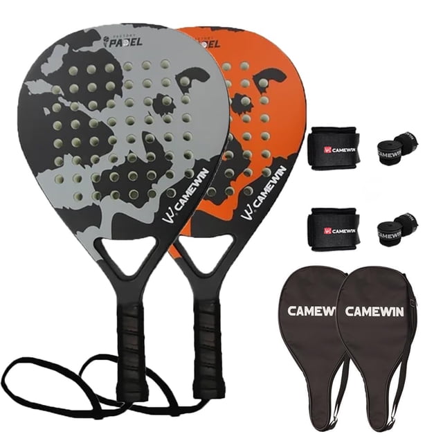 Raquetas de playa CAMEWIN de fibra de carbono, 2 unidades con accesorios