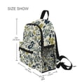thumbnail image 3 of FORMRS Kids School Backpack with Front Zippered Pocket 12" Student Travel Daypack, Light Floral, 3 of 6
