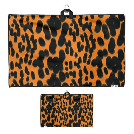 UPC: 0025231677203 | Uther Cart Golf Towel in Multi Fashion Prints Golf Towels for Golf Bags for Men and Women Golf Accessories Microfiber Sports Towel with Carabiner Clip (15 Inch x 24 Inch)