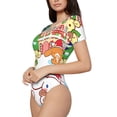 thumbnail image 2 of Lsque Sanrio Women's Crew Neck Short Sleeve Bodysuit Basic T Shirts Tops Onesie Adult Cute Pajama-Medium, 2 of 8