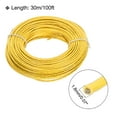 thumbnail image 2 of UL1007 20AWG Gauge Stranded Hook-Up Wires, Electrical Wire Tinned Copper Wire 30m/100ft Yellow, 2 of 6