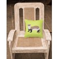 thumbnail image 2 of Carolines Treasures BB7704PW1818 Ferret Green Fabric Decorative Pillow, 18 x 18 in., 2 of 2