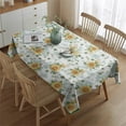 thumbnail image 2 of Sunflower Wild Floral Tablecloth,Oil Proof Spill Proof Polyester Table Cover for Rectangle Tables,Foldable Tablecloth Decoration Tablecloths for Spring Easter Picnic Kitchen, 2 of 5
