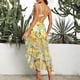 thumbnail image 4 of Traje de baño de una pieza retro para mujer, traje de baño con falda de vacaciones, diseño de vanguardia, 4 of 4