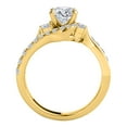 thumbnail image 3 of Aonejewelry 1 Ct. Halo Diamond Engagement Ring Crafted In 14k Solid Yellow Gold, 3 of 4