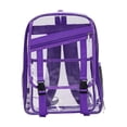thumbnail image 2 of MMJ Transparent Jelly Backpack PVC Clear Cartoon Bag Lightweight Large Capacity for Travel 12.20x16.93x5.91in, 2 of 6
