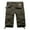 Olive Green, variant on Wyobmus Cargo Capris for Men Lightweight Outdoor Hiking Pants Stretch Elastic Waist Capri With Pockets Olive Green