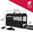 Vibrant Life Small Guaranteed on Board SoftSided Pet Carrier, Black