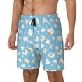 thumbnail image 2 of Fotbe Blue Popcorn Men’s Swim Trunks Quick Dry Swim Shorts Board Shorts with Mesh Lining-Large, 2 of 9