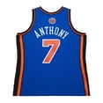 thumbnail image 3 of Men's-Mitchell & Ness Carmelo Anthony Blue New York Knicks 2010/11 Swingman Jersey, 3 of 7