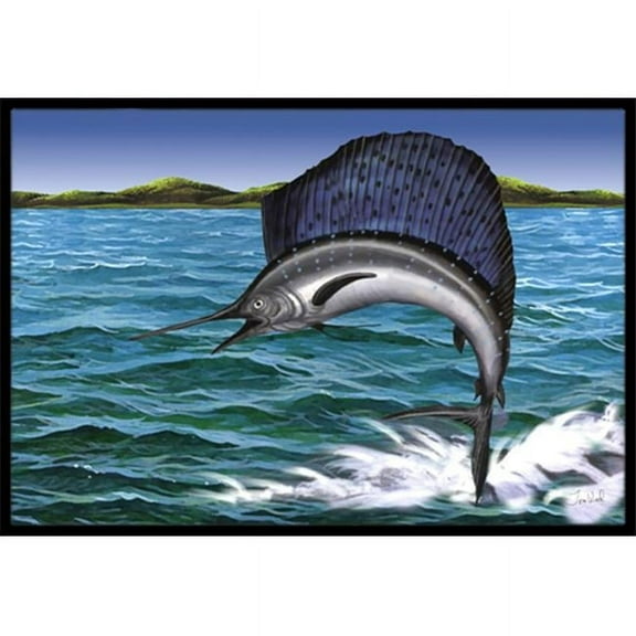 Blue Marlin Indoor & Outdoor Mat, 18 x 27 in.