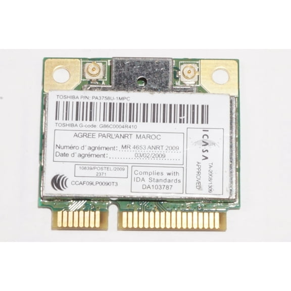 V000190580 Toshiba W-Lan 802.11b/ G/ N, Realtek A500