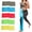 5 Colour Set, variant on 5 count Professional Resistance Bands. Latex-Free, Pilates Band, Work Out Bands, Stretch Bands for Working Out Women or Men, Exercise Bands Set for Pilates, Physical , Yoga