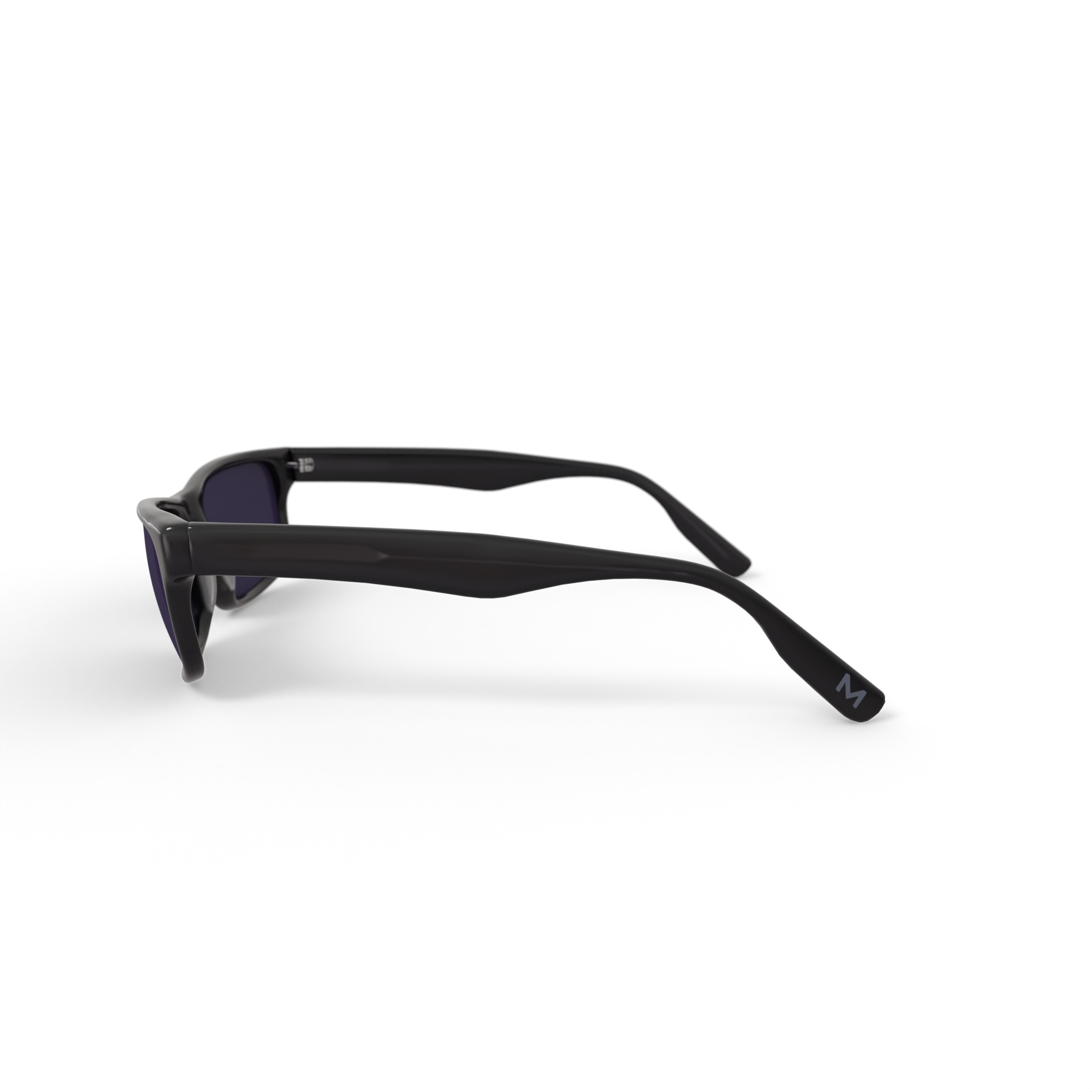 M aMerica Mens, Fashion Retctangle Sunglasses, Plastic, Mu403Scrygy57, Crystal Gray, 57-16-140, 1 Pair