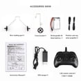 thumbnail image 3 of Tholdsy Dron teledirigido para niños, avión sin montaje, planeador de espuma EPP, modelo volador, juguete de Control de velocidad recargable por USB Accesorios para aéreos Azul, 3 of 6