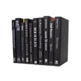 thumbnail image 4 of Decorative Books Pen & Willow Black Books with Silver Font - Real shelf-ready book bundles for home or office decor, weddings or staging., 4 of 5