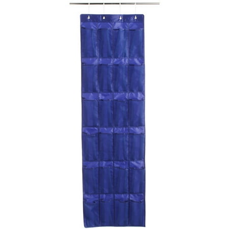 24 Over the Door Organizer, Blue