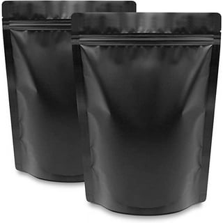 Black Mylar Bags 3.5g Smell Proof Packaging 9cm x 13cm