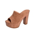 thumbnail image 2 of Verano nuevo estilo boca de pescado zapatillas Sexy tacones gruesos moda tacones altos mujeres Wmkox8yii  hj789, 2 of 8
