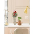thumbnail image 6 of 2 - in - 1 Metal Umbrella Bucket for Entryway, Galvanized Rust - Resistant Umbrella Stand & Floral Vase, Multi - Use Organizer for Canes/Clubs, Design for Porch, Indoor & Office,A, 6 of 8