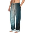 thumbnail image 2 of Easygdp Winter Rabbit Men's Pajama Pant, Sleep Elastic Waistband Lounge Pants - XX-Large, 2 of 9