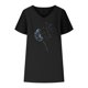 thumbnail image 4 of Camiseta de Manga Corta con Cuello en V con Impresión de Girasol, Algodón Casual Y Top de Cáñamo, 4 of 6