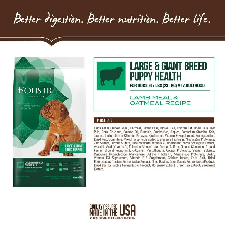 Holistic Select Natural Dry Dog Food, Large Giant Breed Puppy