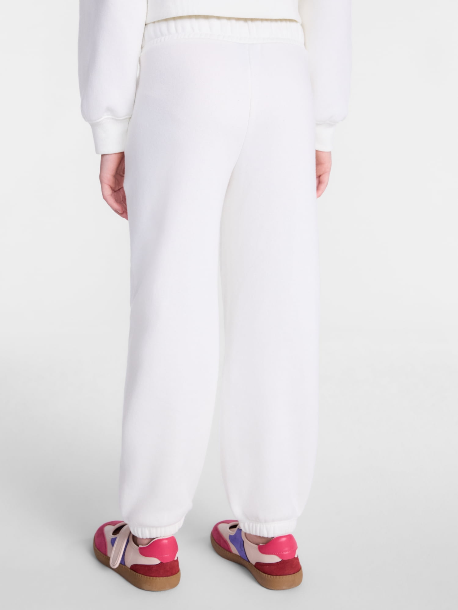 Wonder Nation Girls Fleece Jogger, Sizes 4-18 & Plus