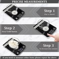 thumbnail image 3 of Disk Music Food Scale Digital Kitchen Scale Waterproof Tempered Glass Tare Function 11 lb for Baking Cooking Meal Prep, 3 of 7