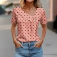 thumbnail image 2 of Summer Tops for Women 2025 Vacation Trendy Shirts for Women Trendy Summer 2025 Summer Tees for Women 2025 Vacation, 2 of 5